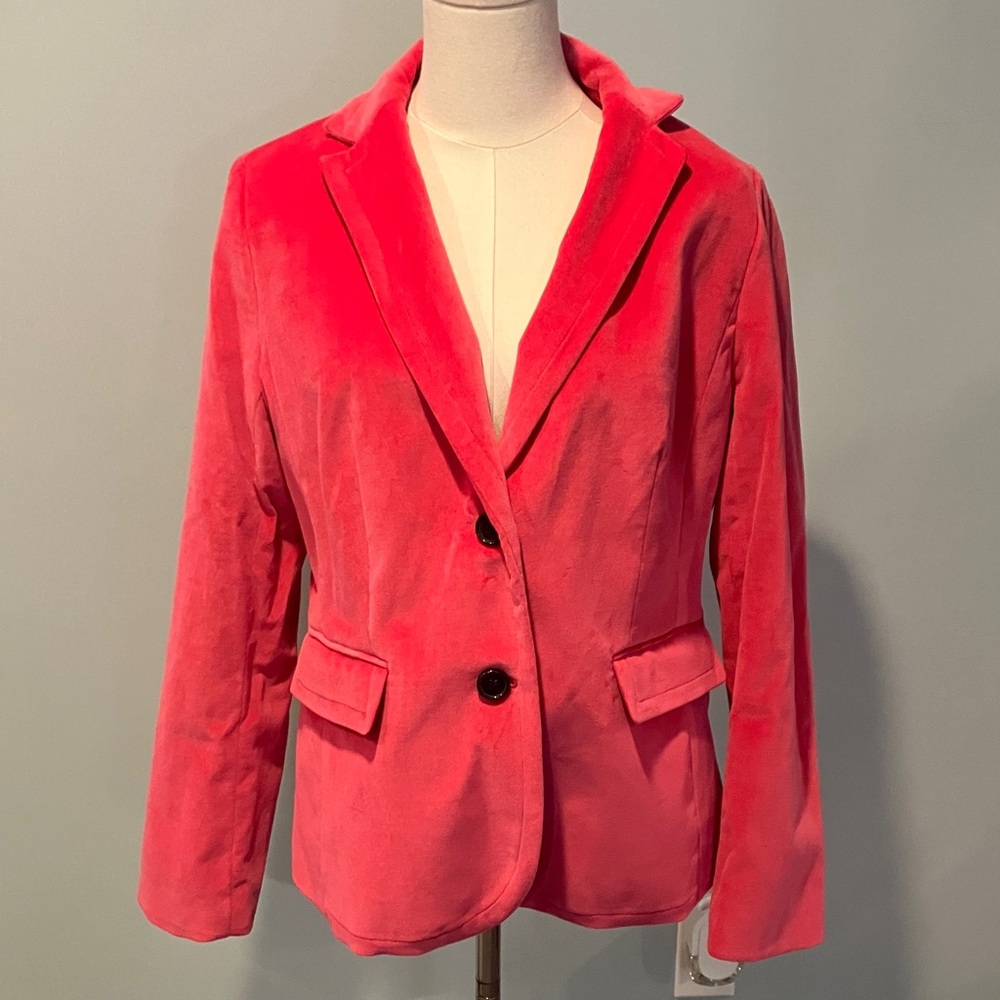 NWT Talbots velvet blazer
